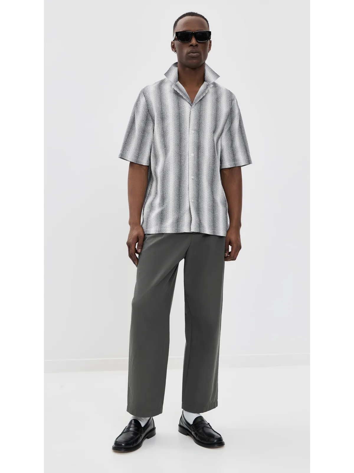 Officine Generale エレン ウーブンシャツ - 画像5