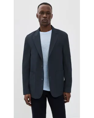 Officine Generale シリル・ライト・ポプリン・ジャケット ネイビーインク - サムネイル2
