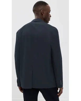 Officine Generale シリル・ライト・ポプリン・ジャケット ネイビーインク - サムネイル3