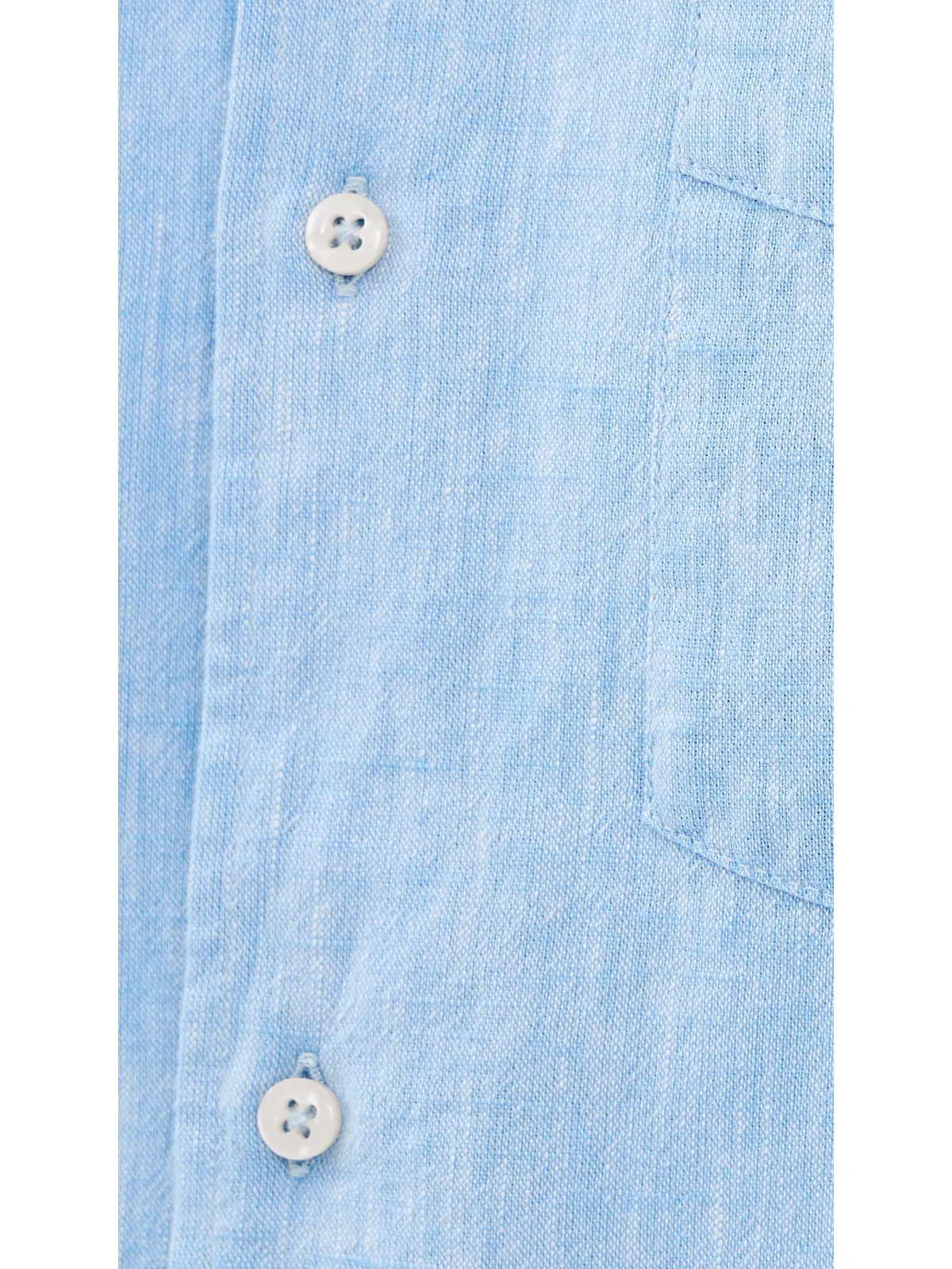 Officine Generale コットン ボタンアップシャツ Dream Blue - 画像6