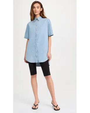 o.p.t Chance Dress Denim Midwash - サムネイル5
