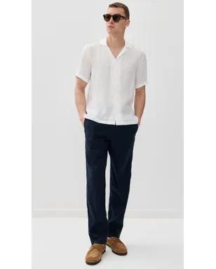 Orlebar Brown Maitan II Linen Shirt White - サムネイル5