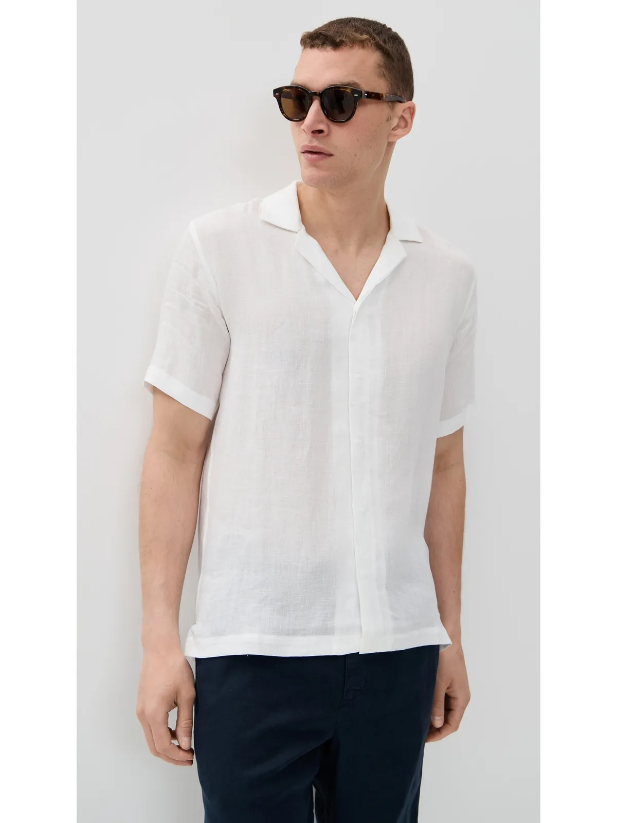 Orlebar Brown Maitan II Linen Shirt White - 画像2