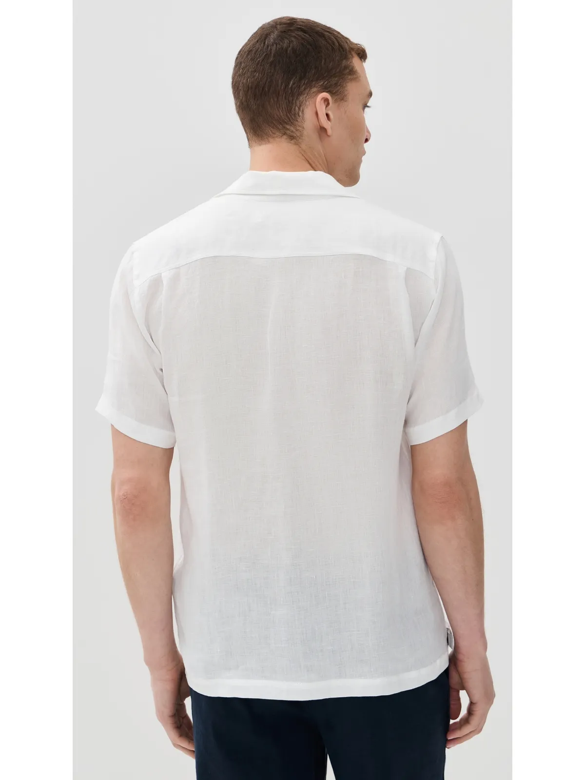 Orlebar Brown Maitan II Linen Shirt White - 画像3