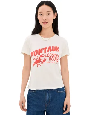 Original Retro Brand Montauk Lobster House フィットTシャツ - サムネイル1