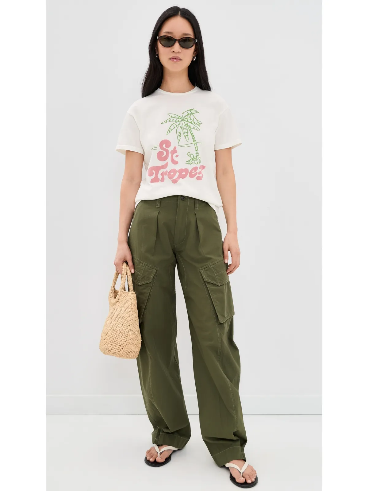 Original Retro Brand セントトロペス リラックスドTシャツ - 画像5