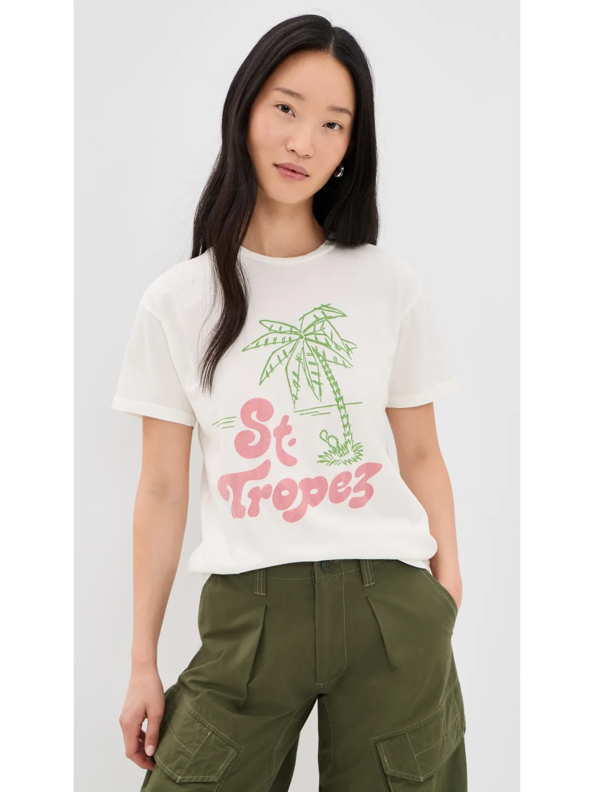 Original Retro Brand セントトロペス リラックスドTシャツ - 画像2