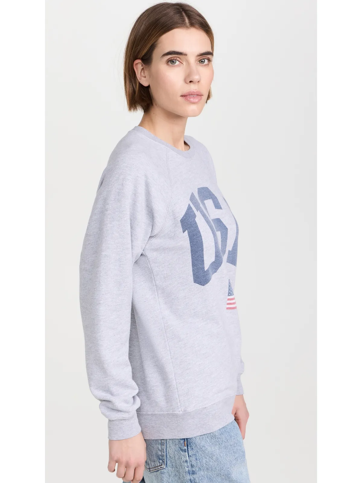 Original Retro Brand USA スウェットシャツ ヴィンテージ ヘザーグレー - 画像4