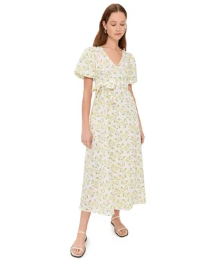 La Maregold Flora Wrap Dress Vine Floral - サムネイル1
