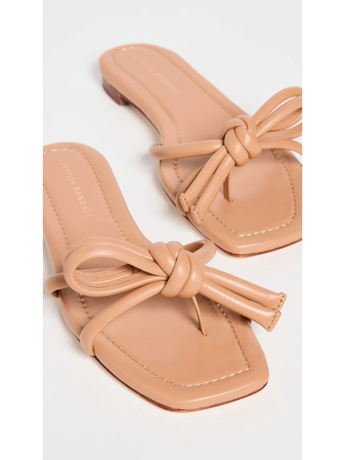 Loeffler Randall Hadley ボウ フラット サンダル - 画像6