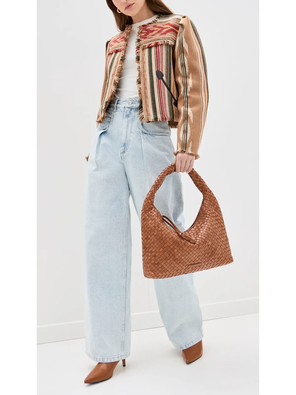 Loeffler Randall Willow ウーブン ホーボーバッグ - 画像3
