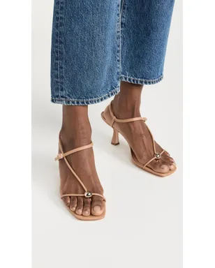 Loeffler Randall トリアナ ストラップ付きミッドヒール サンダル - サムネイル3