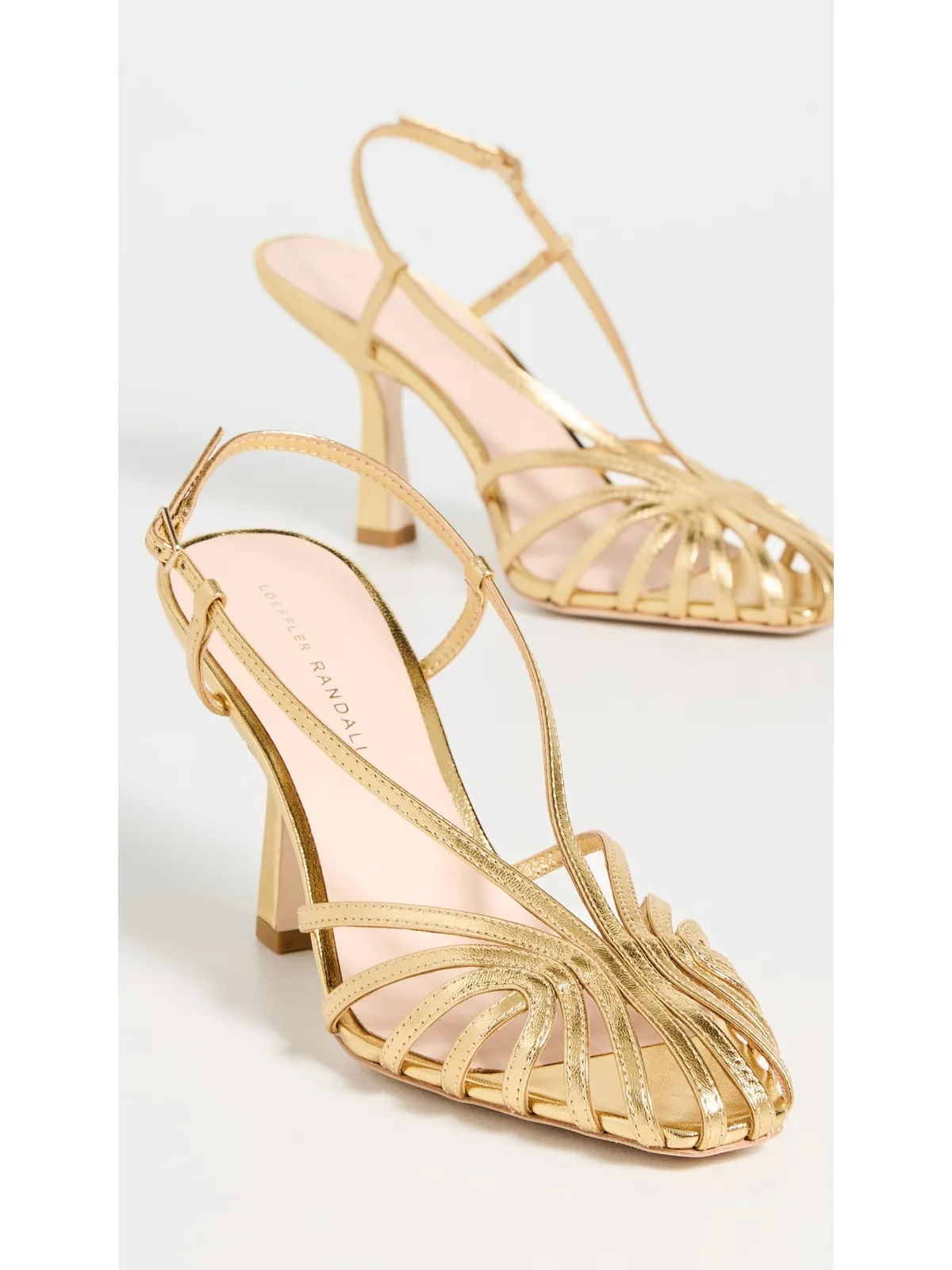 Loeffler Randall アレクサンドラ ラティス・スリングバック・サンダル - 画像5
