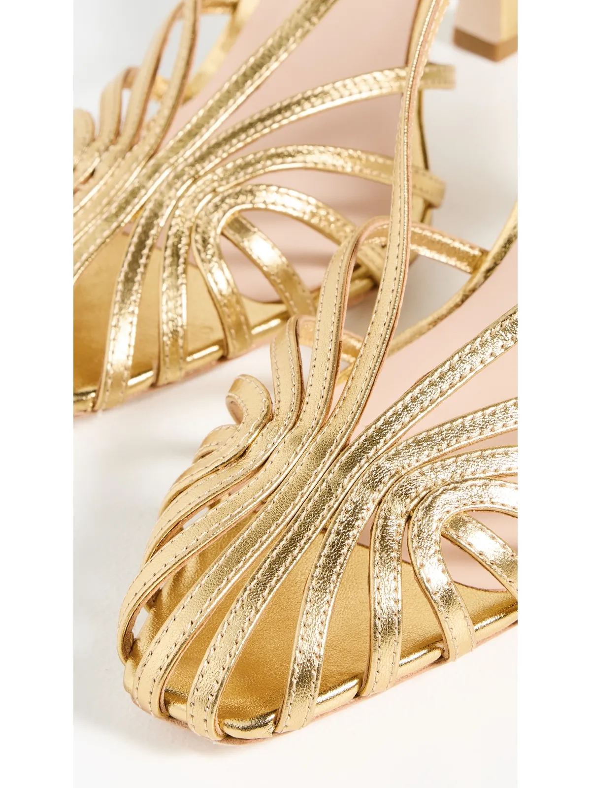 Loeffler Randall アレクサンドラ ラティス・スリングバック・サンダル - 画像6