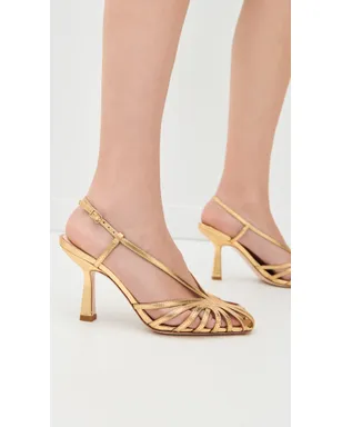 Loeffler Randall アレクサンドラ ラティス・スリングバック・サンダル - サムネイル3