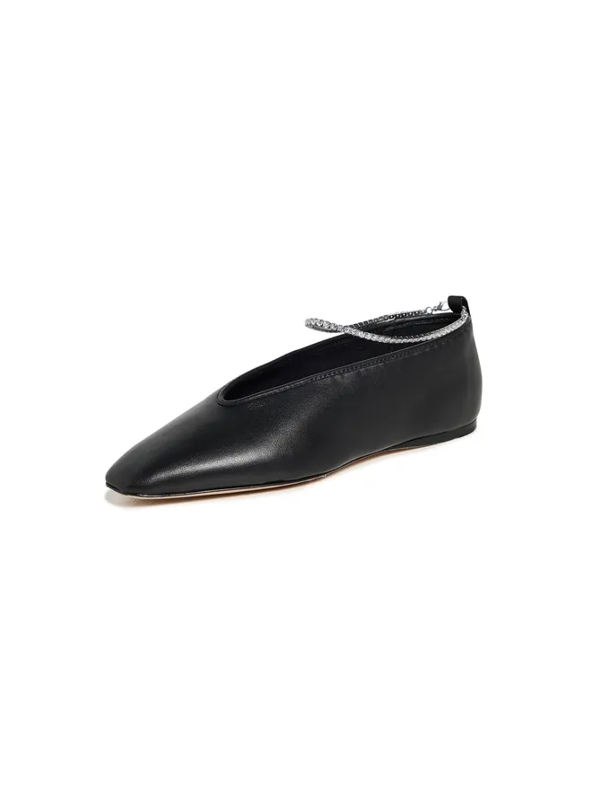 Loeffler Randall Loeffler Randall エメリー クリスタル バレエフラットの商品画像