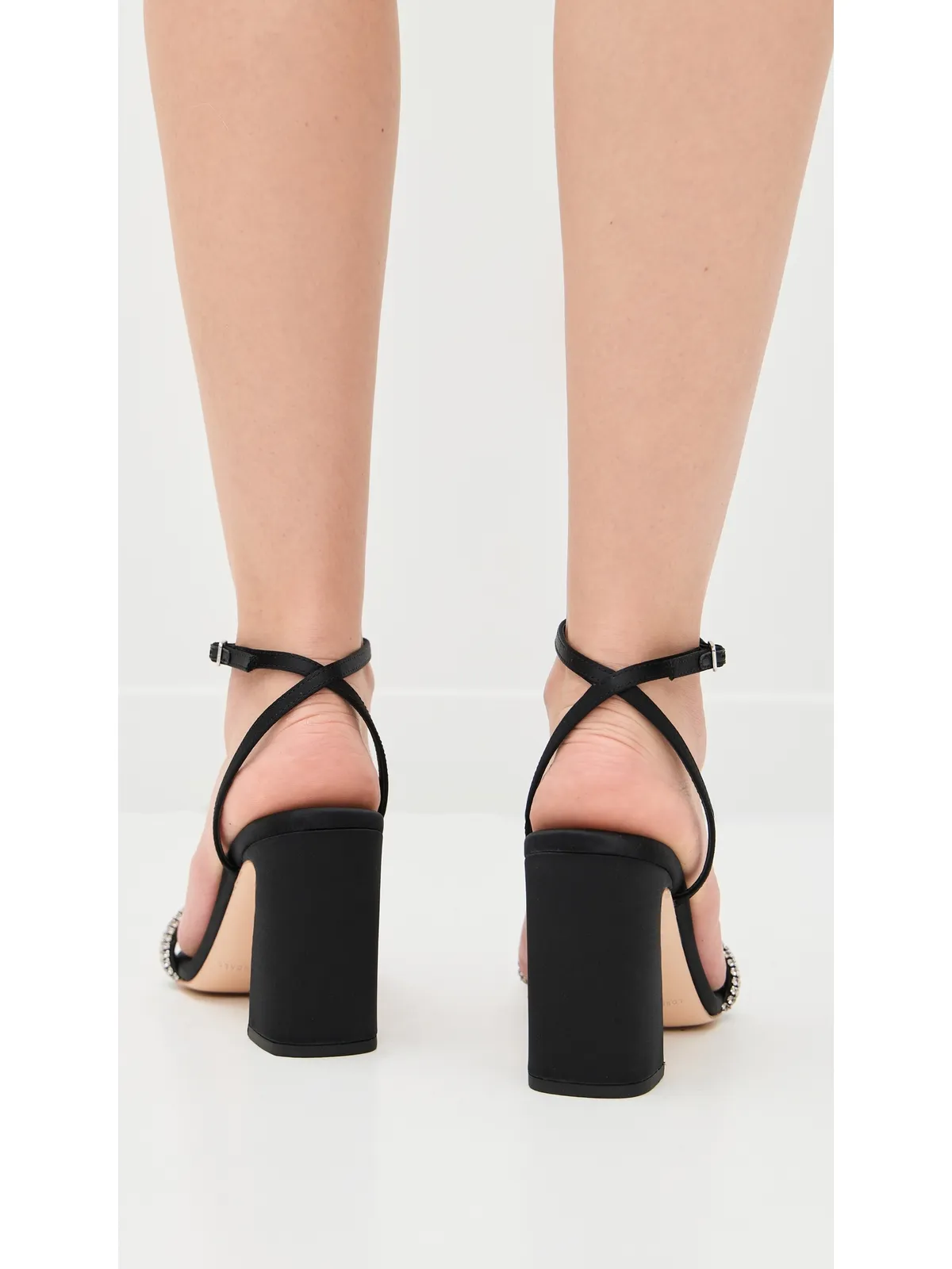 Loeffler Randall Malia カーブドヒール・シンプルサンダル アンクルストラップ - 画像5