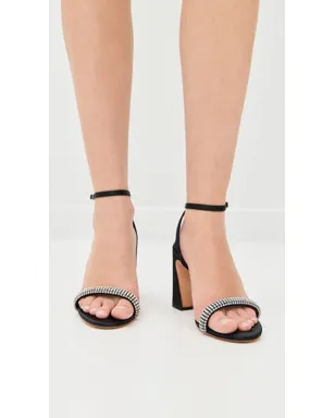 Loeffler Randall Malia カーブドヒール・シンプルサンダル アンクルストラップ - サムネイル4