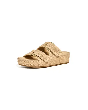 Loeffler Randall ニコ サンダル ナチュラルラフィア - サムネイル1