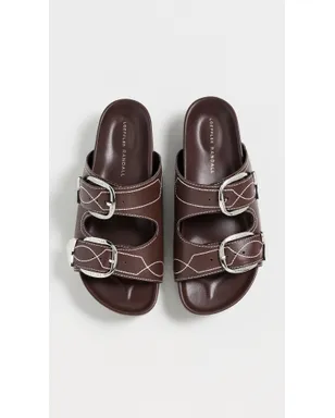 Loeffler Randall ニコ・ツーストラップサンダル - サムネイル5