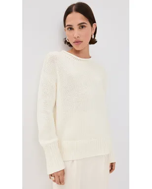 La Ligne Solid Marina Sweater Ivory M - サムネイル2