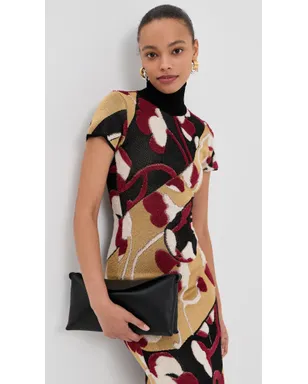 La DoubleJ Herald Long Dress Multicolor Gold/Purple/Black - サムネイル2