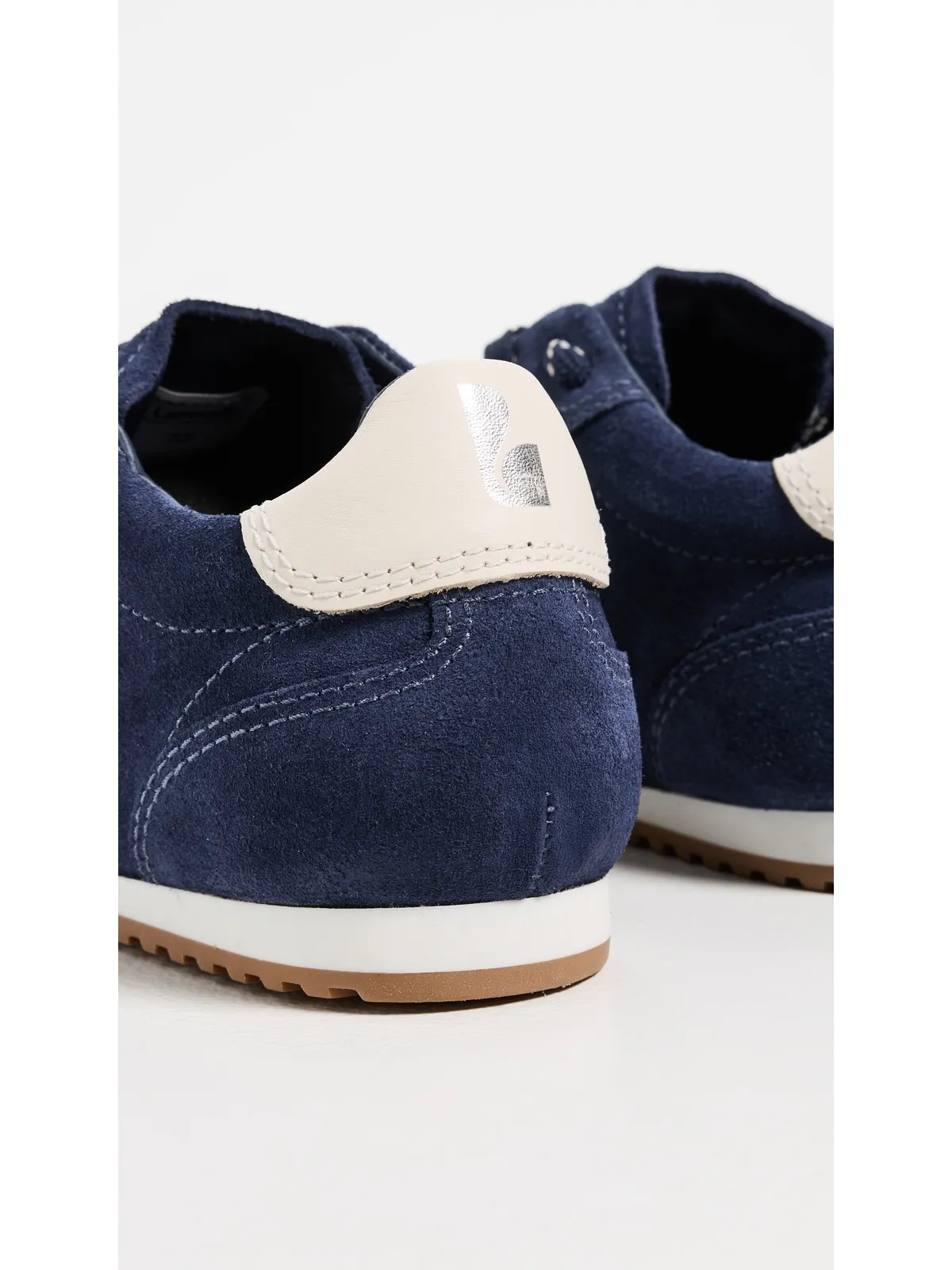 Larroudé Stella Sneakers ネイビー スエード/アイボリーレザー - 画像4