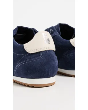 Larroudé Stella Sneakers ネイビー スエード/アイボリーレザー - サムネイル4