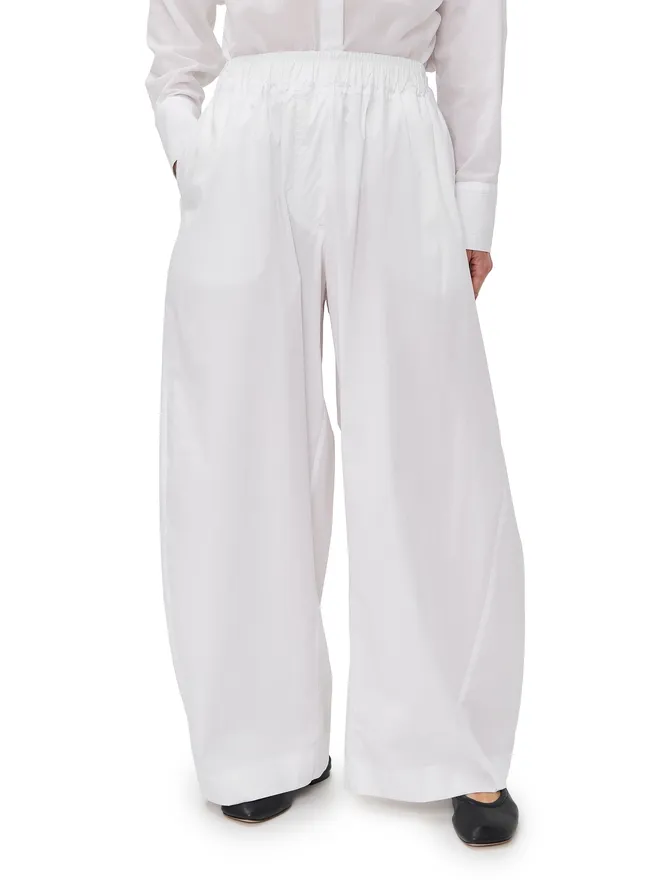 The Latest The Latest Dora Petite Popeline Trousers Whiteの商品画像