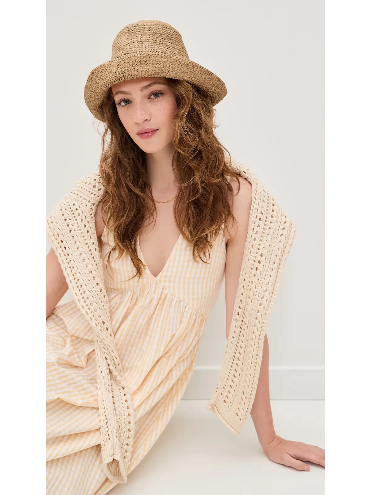 Lack Of Color Shoal Bucket Hat Natural - 画像4