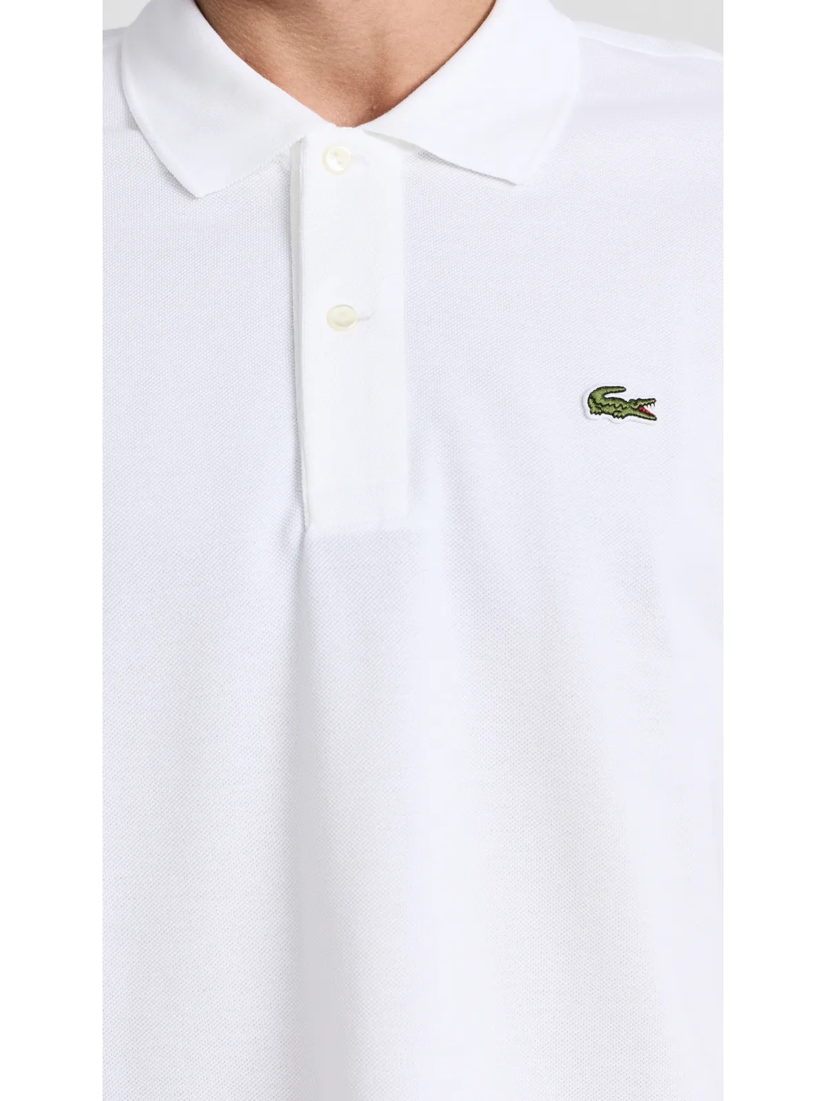 Lacoste オリジナル コットン ピケ ポロ シャツ - 画像6