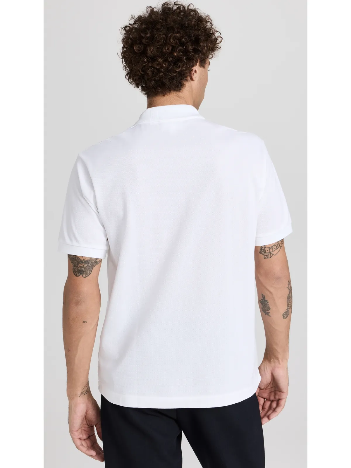 Lacoste オリジナル コットン ピケ ポロ シャツ - 画像3