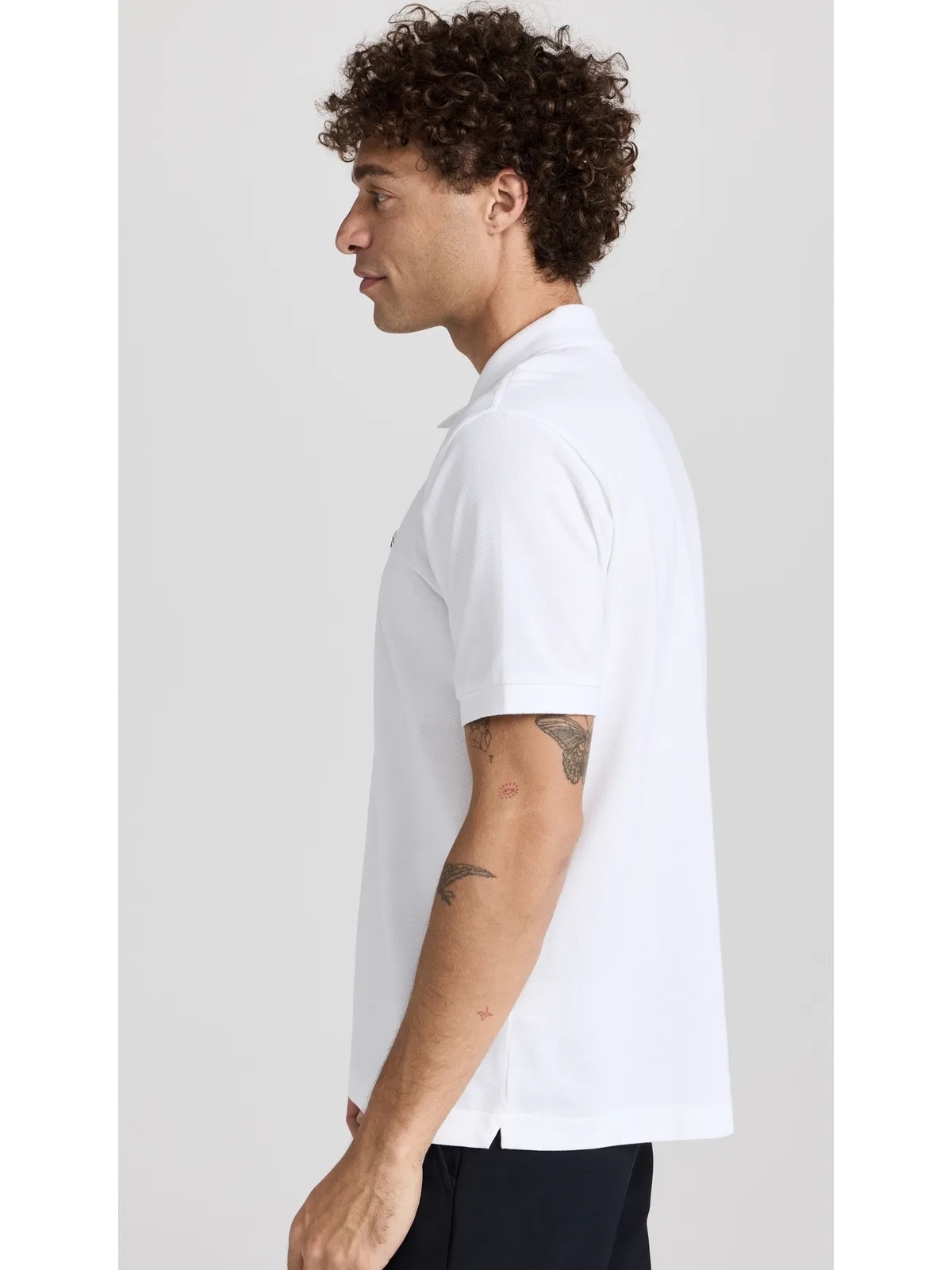 Lacoste オリジナル コットン ピケ ポロ シャツ - 画像4