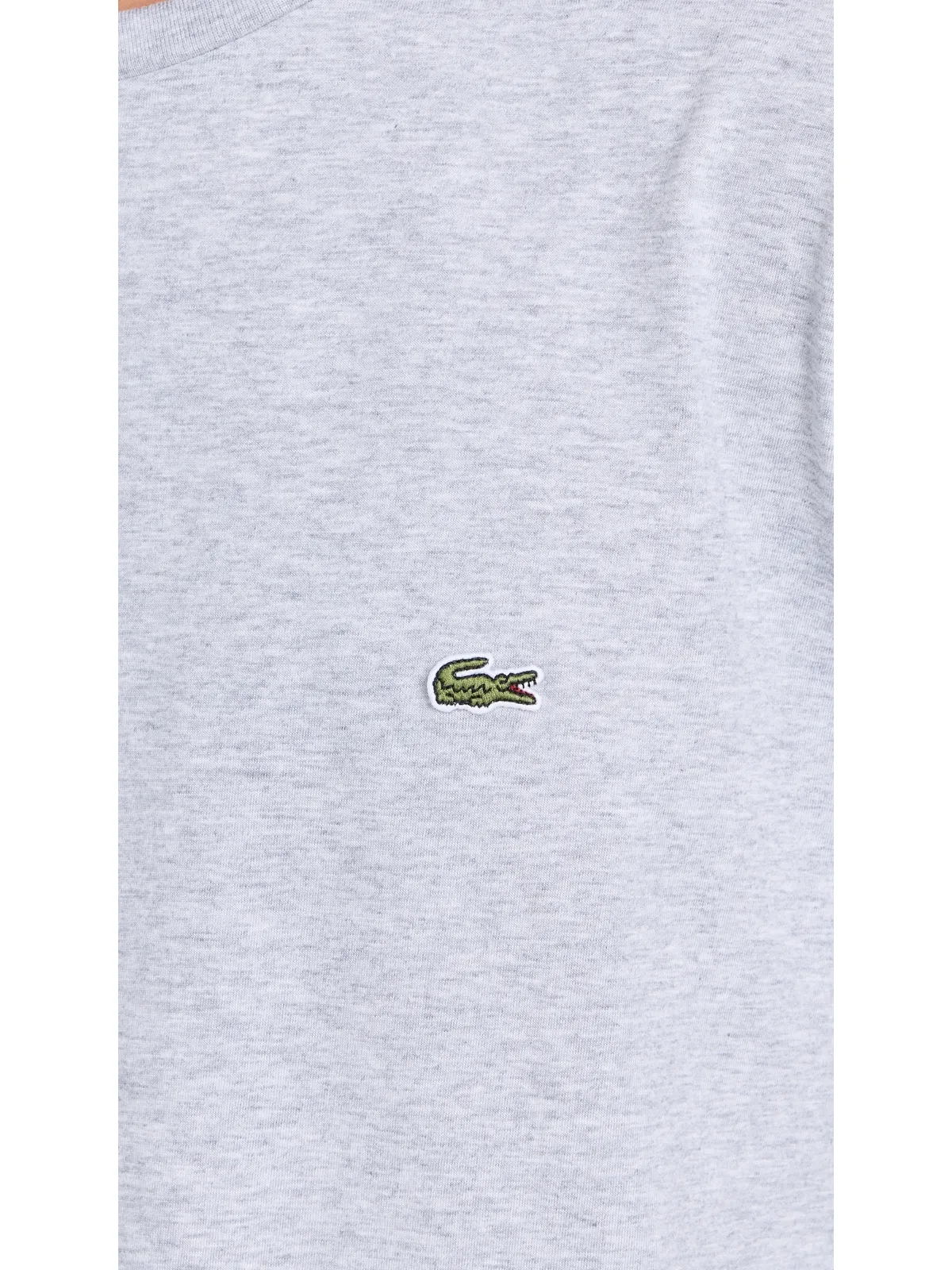 Lacoste クルーネック ピマコットン ジャージー Tシャツ - 画像6