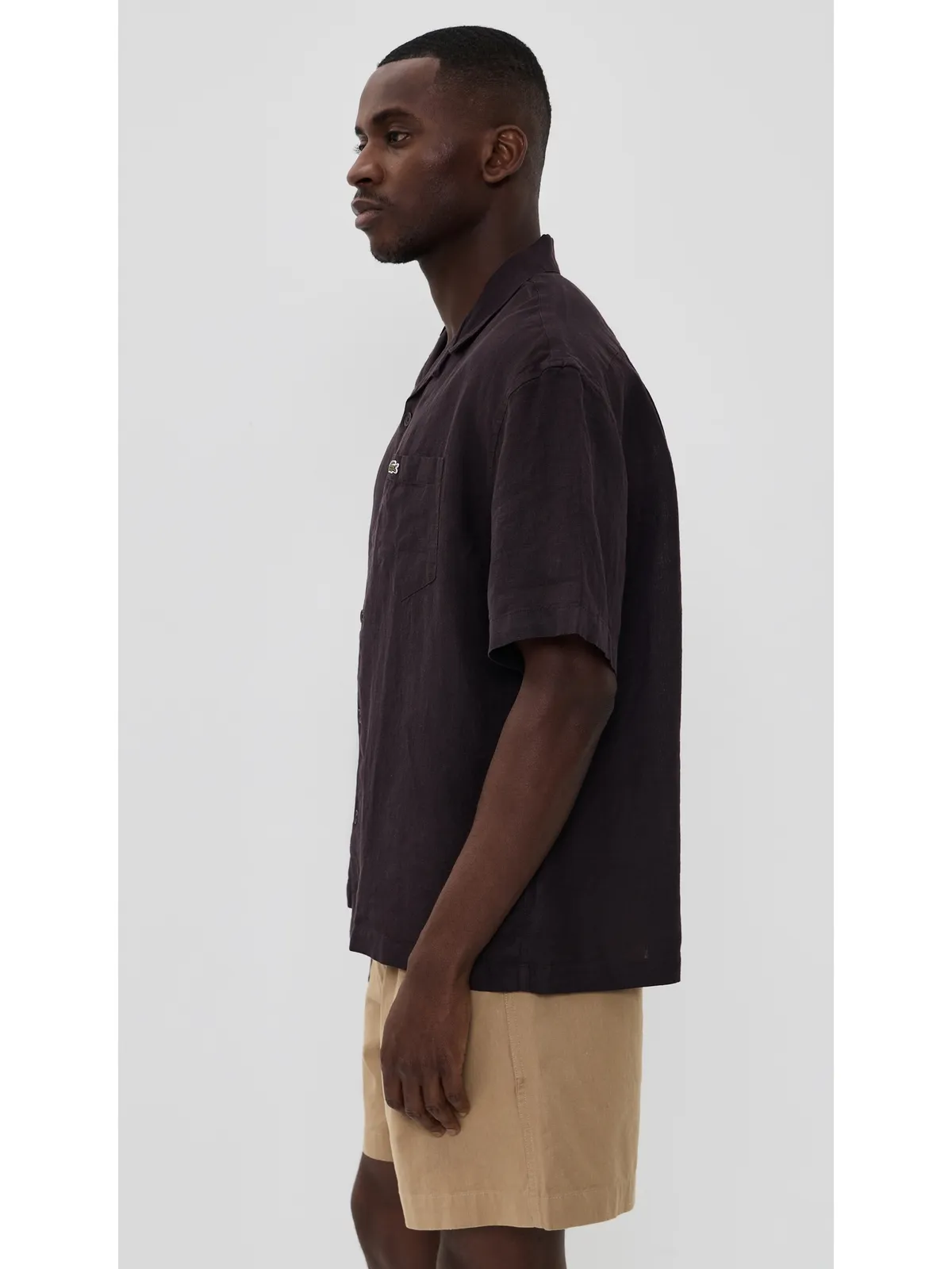 Lacoste リネン キャンプシャツ - 画像4
