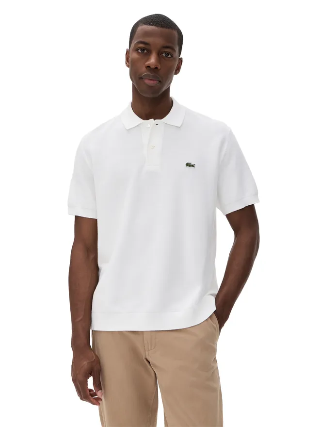 Lacoste Lacoste テクスチャードニット ポロシャツの商品画像