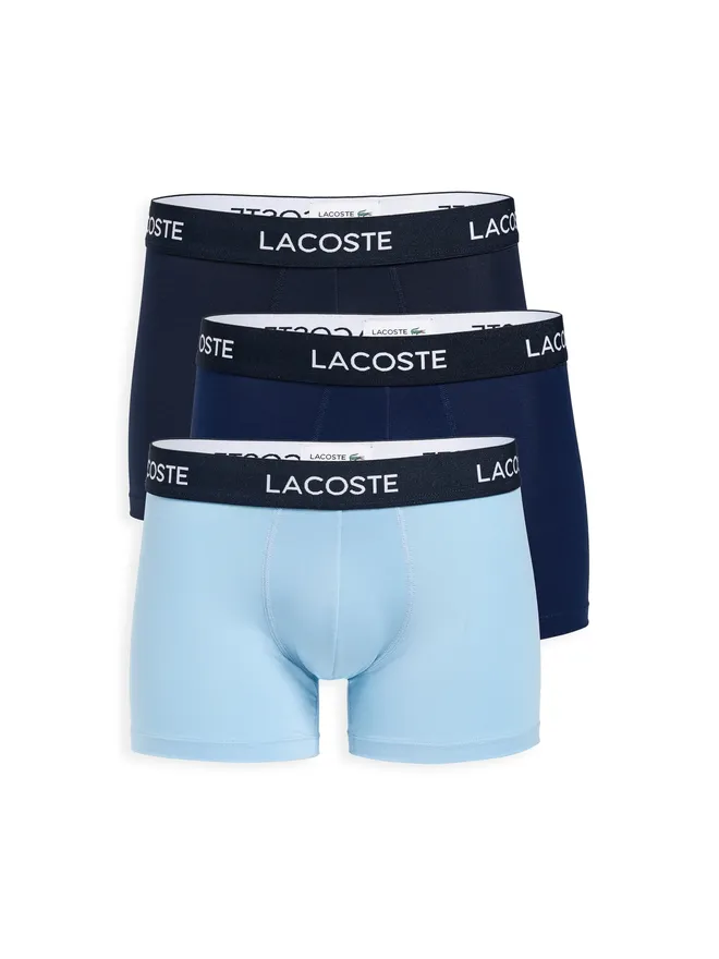 Lacoste Lacoste マイクロファイバー トランクス 3枚パックの商品画像