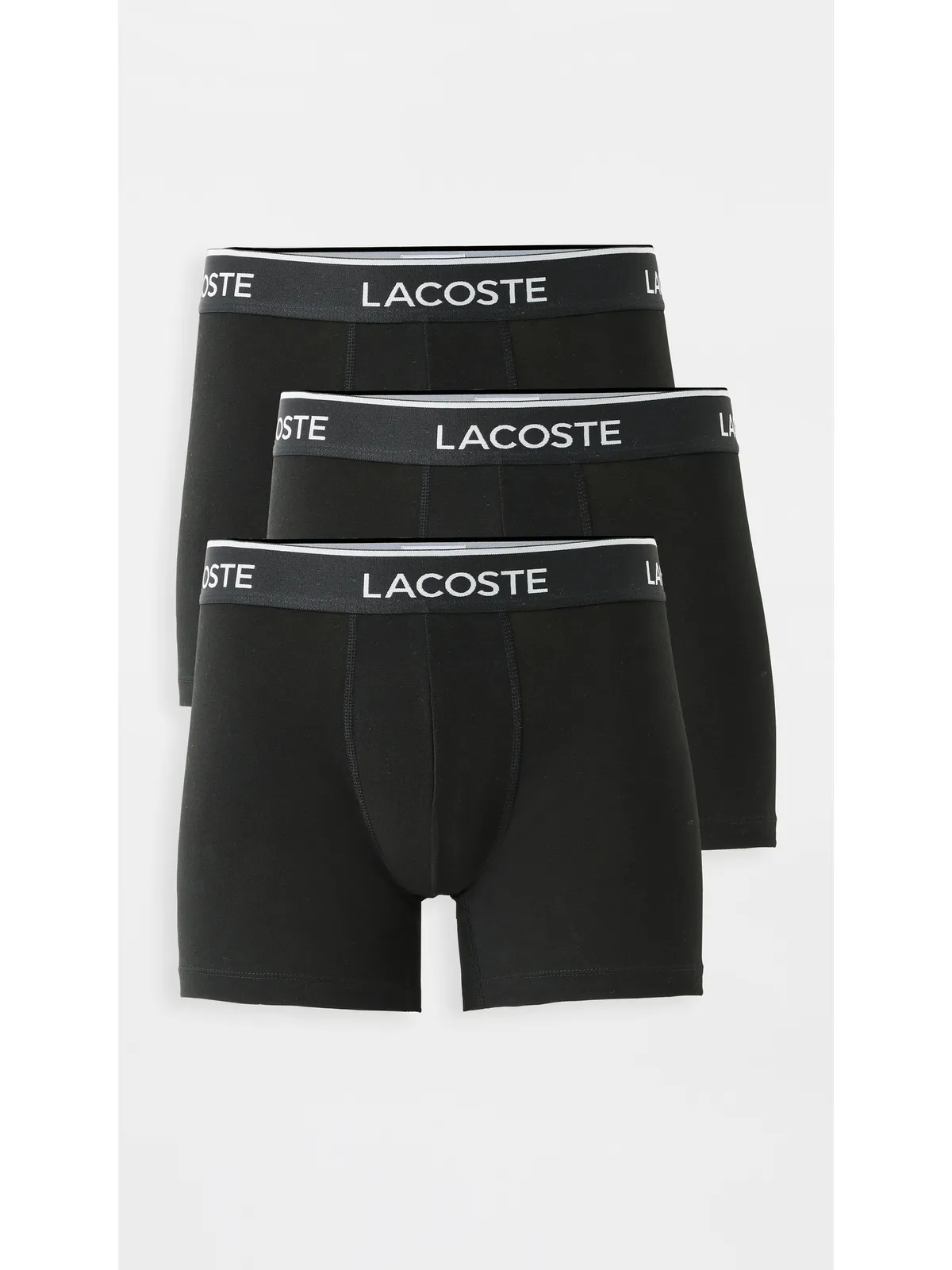 Lacoste ボクサーブリーフ コットンストレッチ ジャージー 3枚セット - 画像2