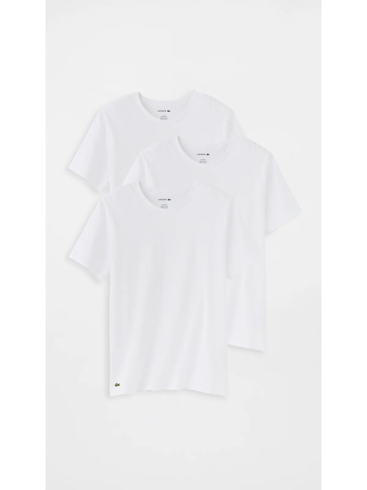 Lacoste アンダーシャツ クルーTシャツ 3パック - 画像2