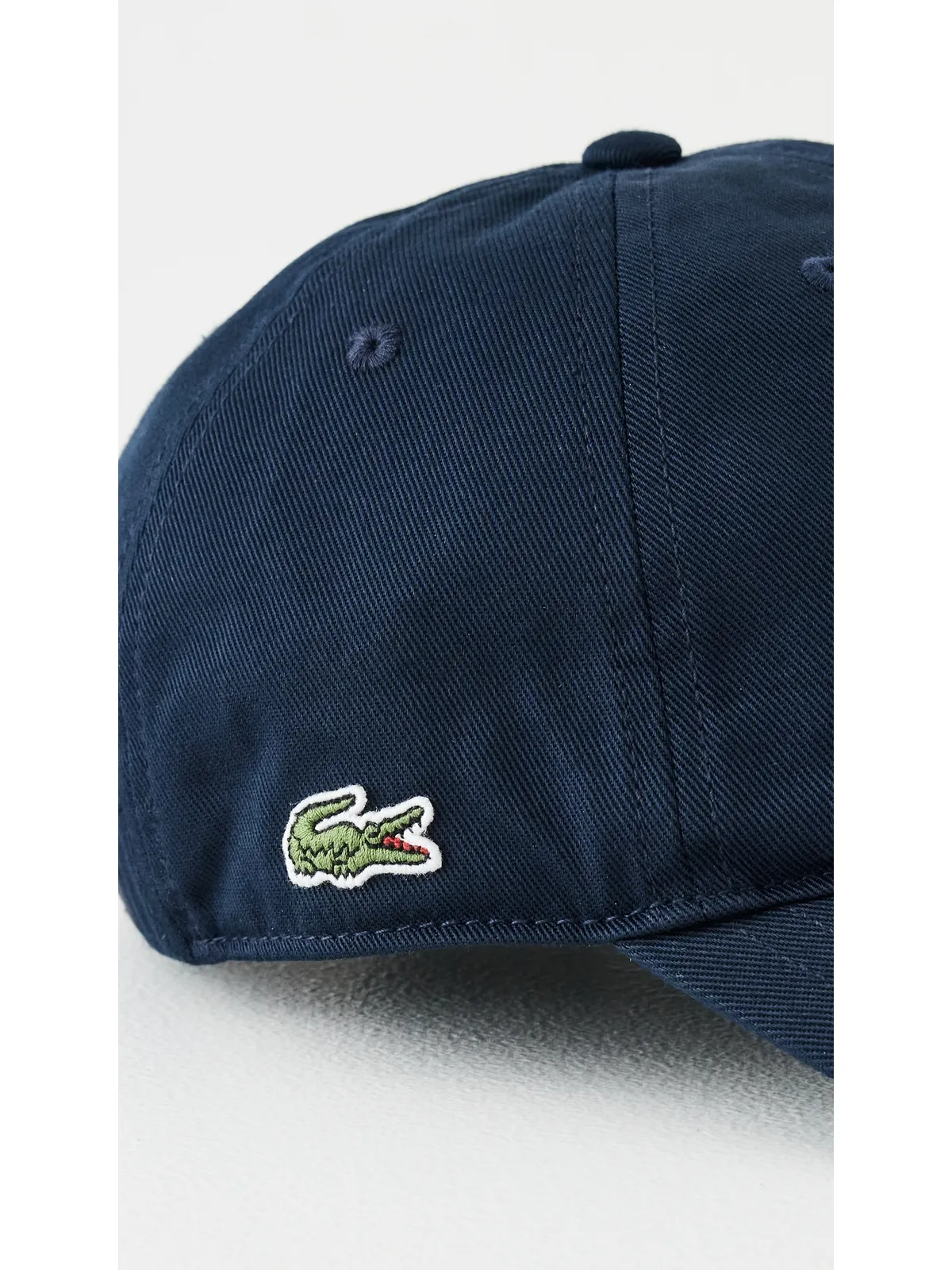 Lacoste コットンツイル サイドロゴキャップ - 画像4