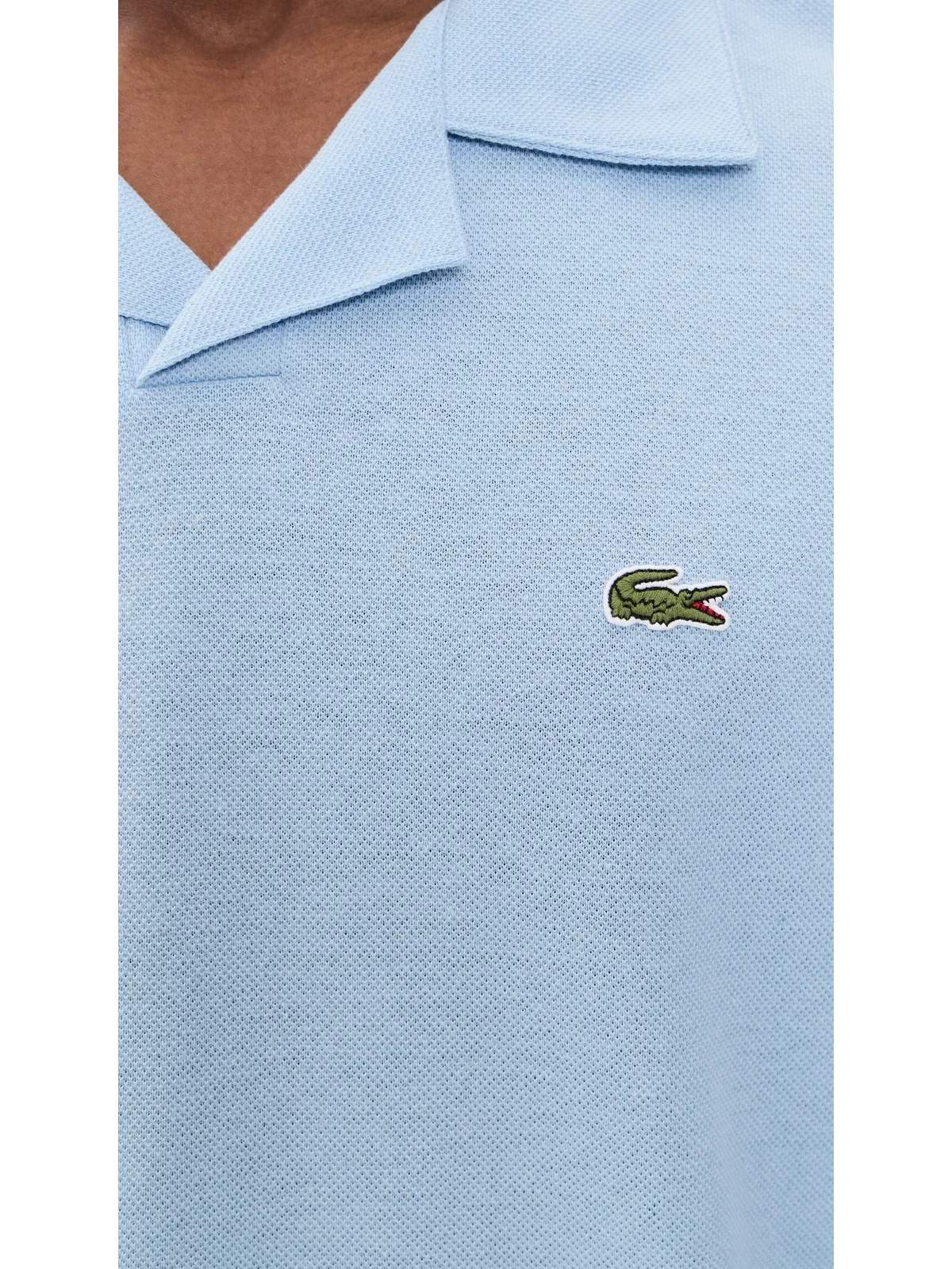 Lacoste リネン ジョニー ポロシャツ チャンブレイ - 画像6
