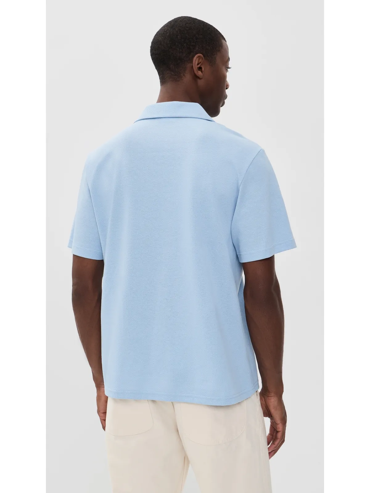 Lacoste リネン ジョニー ポロシャツ チャンブレイ - 画像3