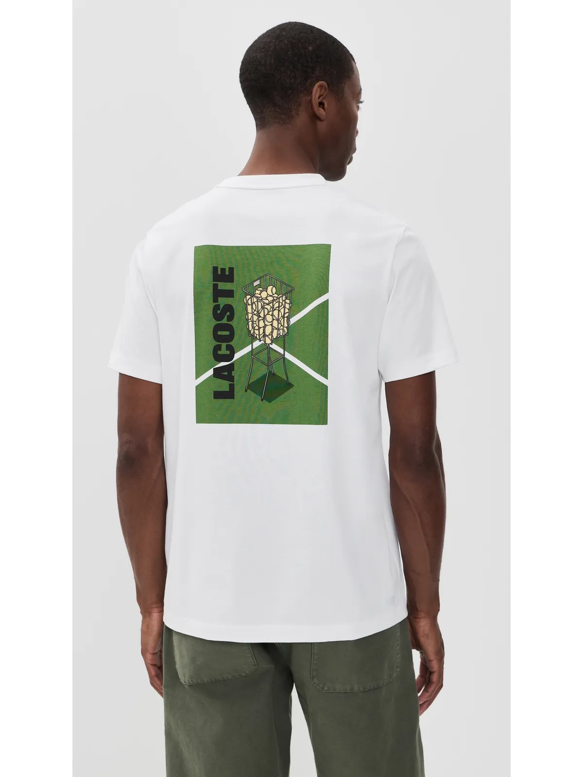 Lacoste テニス グラフィック Tシャツ - 画像5
