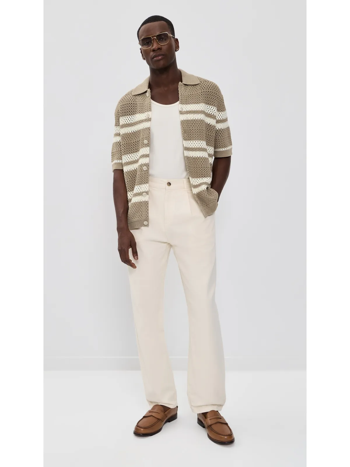 Les Deux Gianni ニット半袖シャツ - 画像5