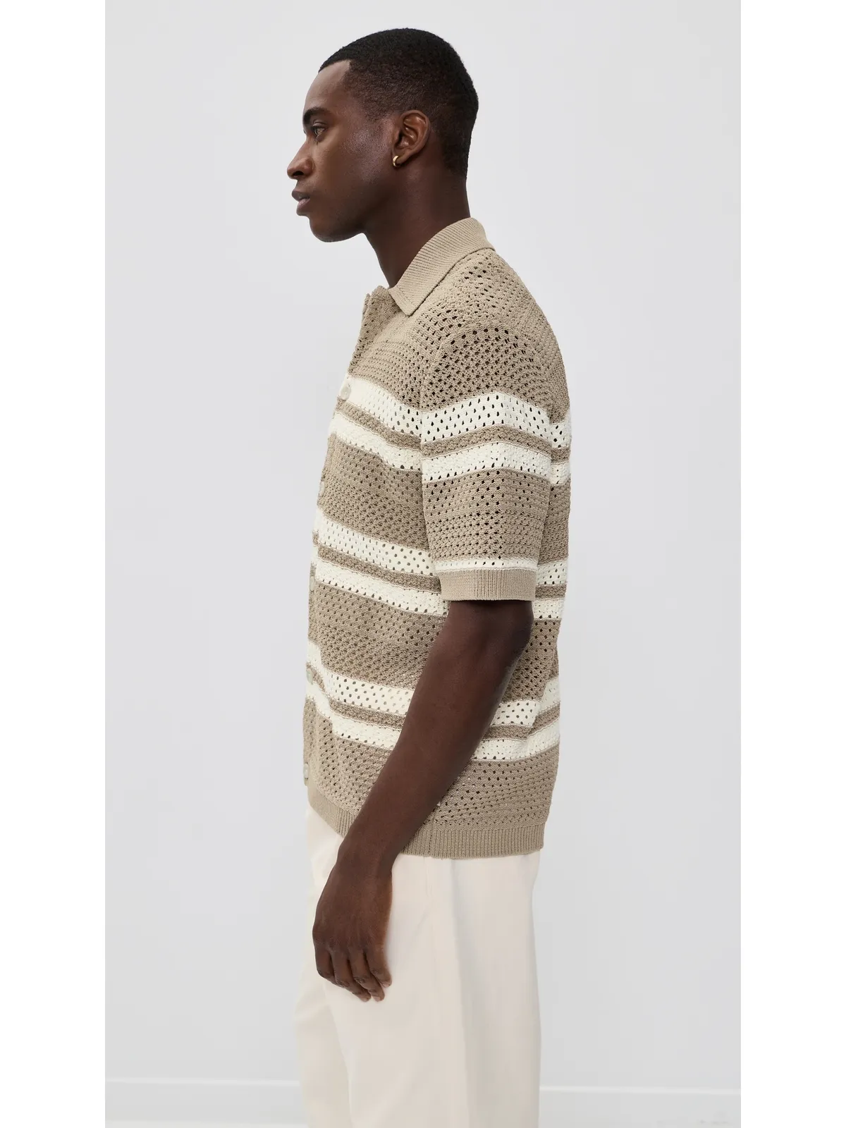 Les Deux Gianni ニット半袖シャツ - 画像4