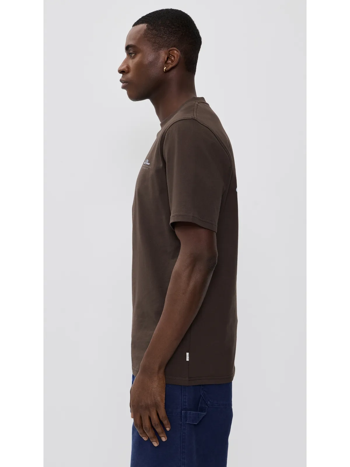 Les Deux ベン・グローブ Tシャツ ブラウン - 画像4