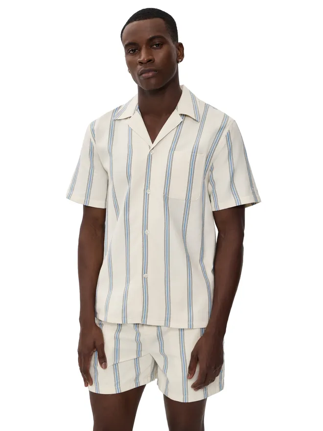 Les Deux Les Deux Lawson Stripe 半袖シャツの商品画像