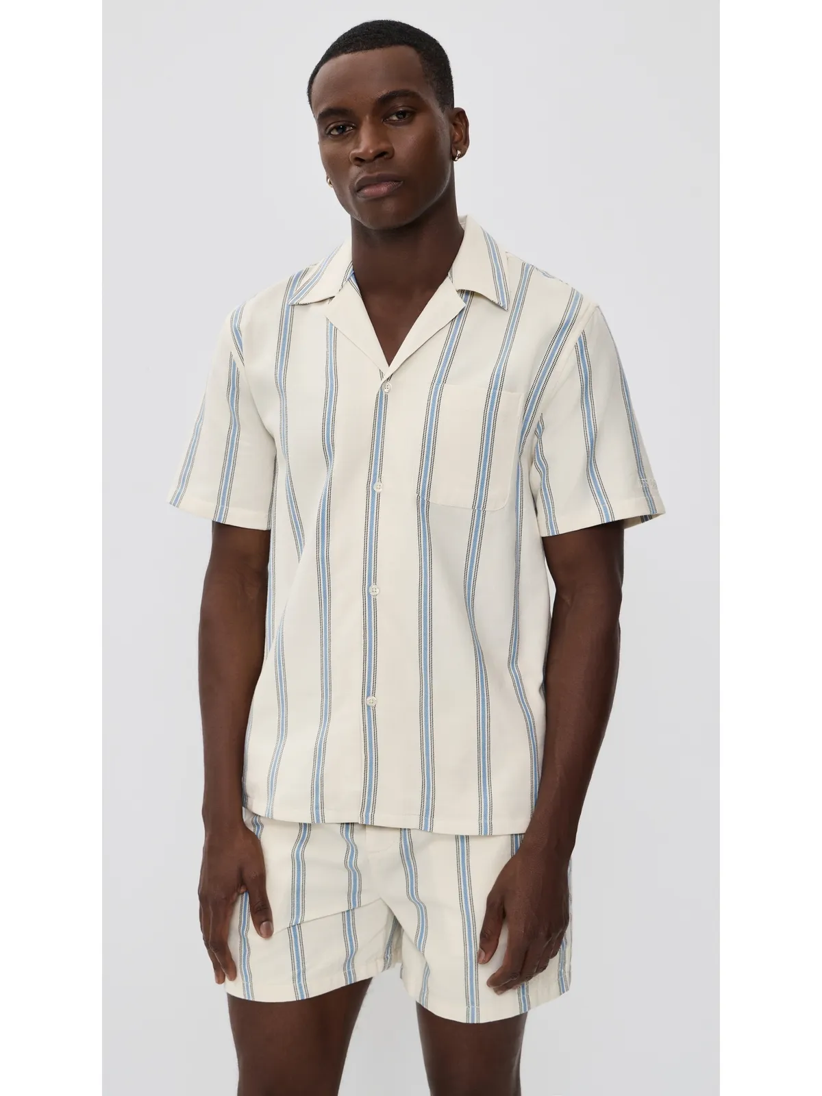 Les Deux Lawson Stripe 半袖シャツ - 画像2