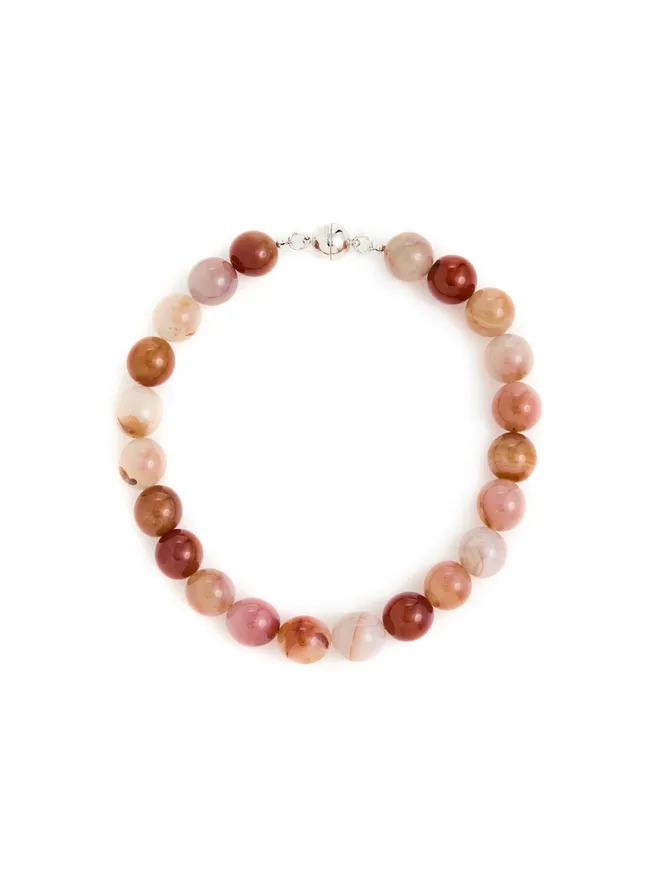 LELET NY LELET NY ボディー・ストーン ネックレス レッドアゲートの商品画像