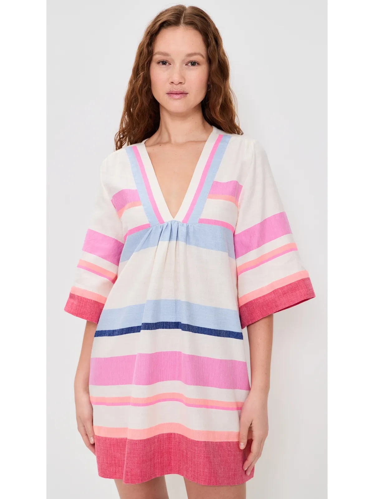 lemlem Belkis Caftan Desita ピンク - 画像2